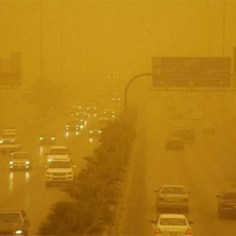 الإنذار المبكر وجه تحذيرا خاصا لسكان الرياض من الغبار والأتربة