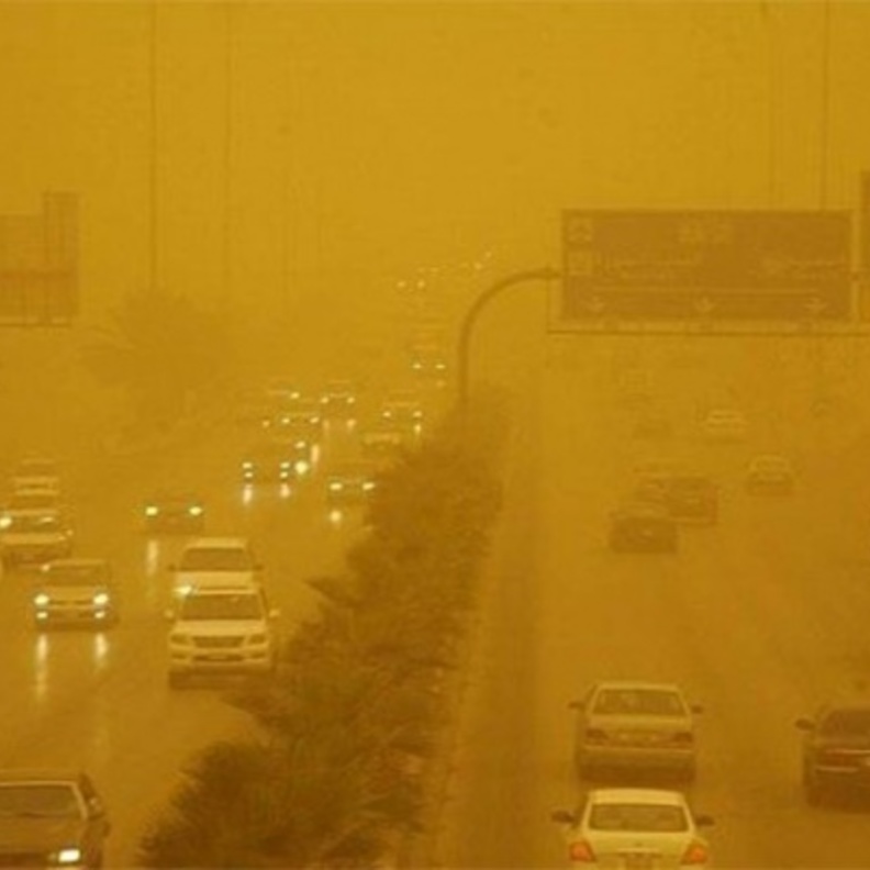 الأرصاد حذرت من الغبار على مناطق تبوك ، المدينة المنورة ، الجوف والحدود الشمالية.