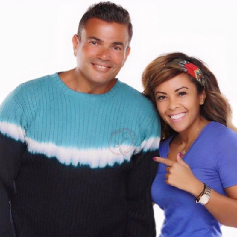 عمرو دياب وهدى الناظر