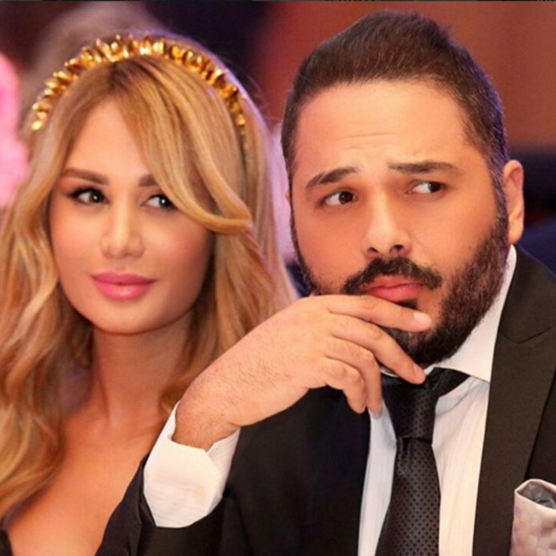 رامي عياش مع زوجته داليدا