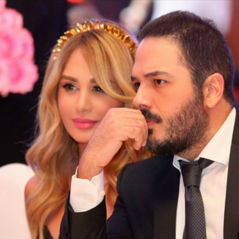 رامي عياش مع زوجته داليدا
