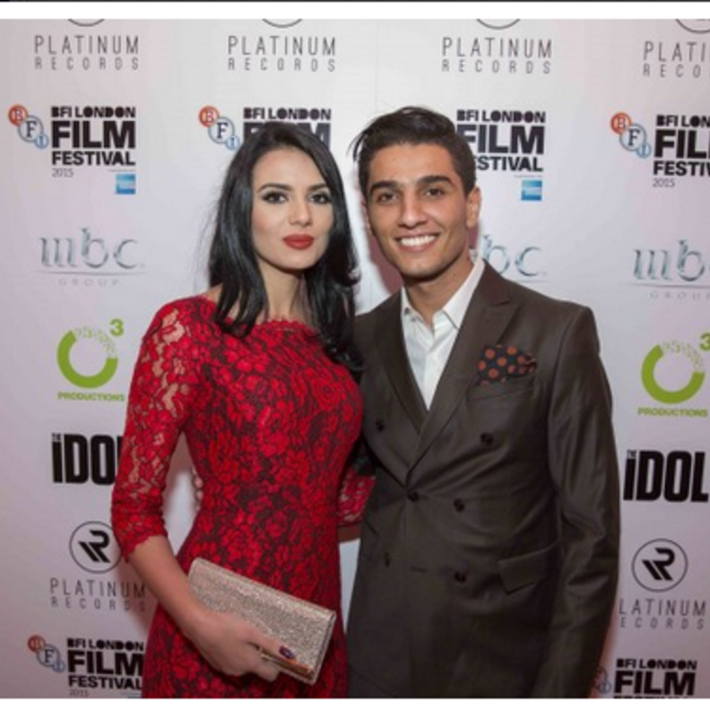 محمد عساف برفقة خطيبته