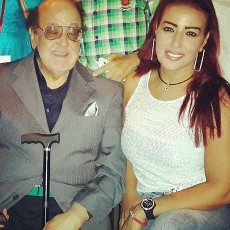 سمية الخشاب برفقة النجم حسن مصطفي