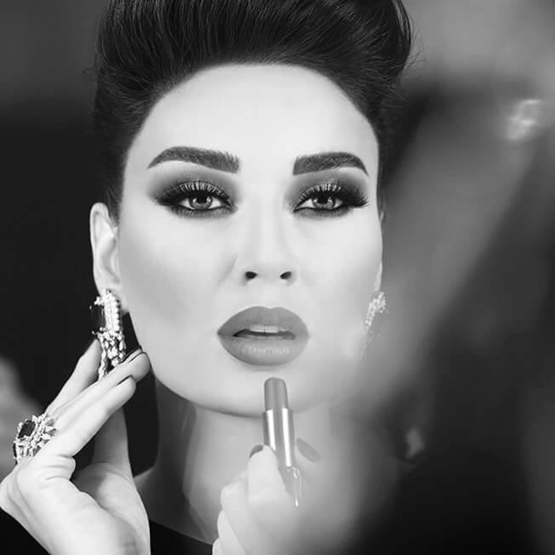 سيرين عبد النور قبل وبعد المكياج