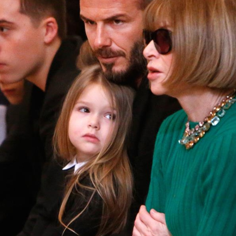 يبدو أنّ هاربر بيكهام غير معجبة كثيراً بأنا وينتور!