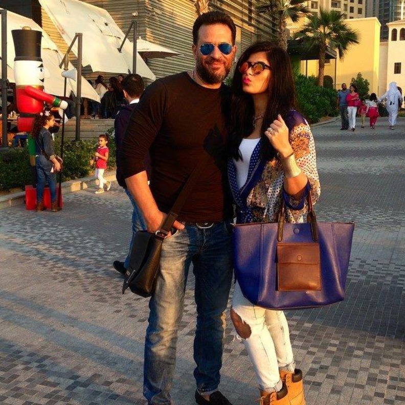 ماجد المصري وزوجته