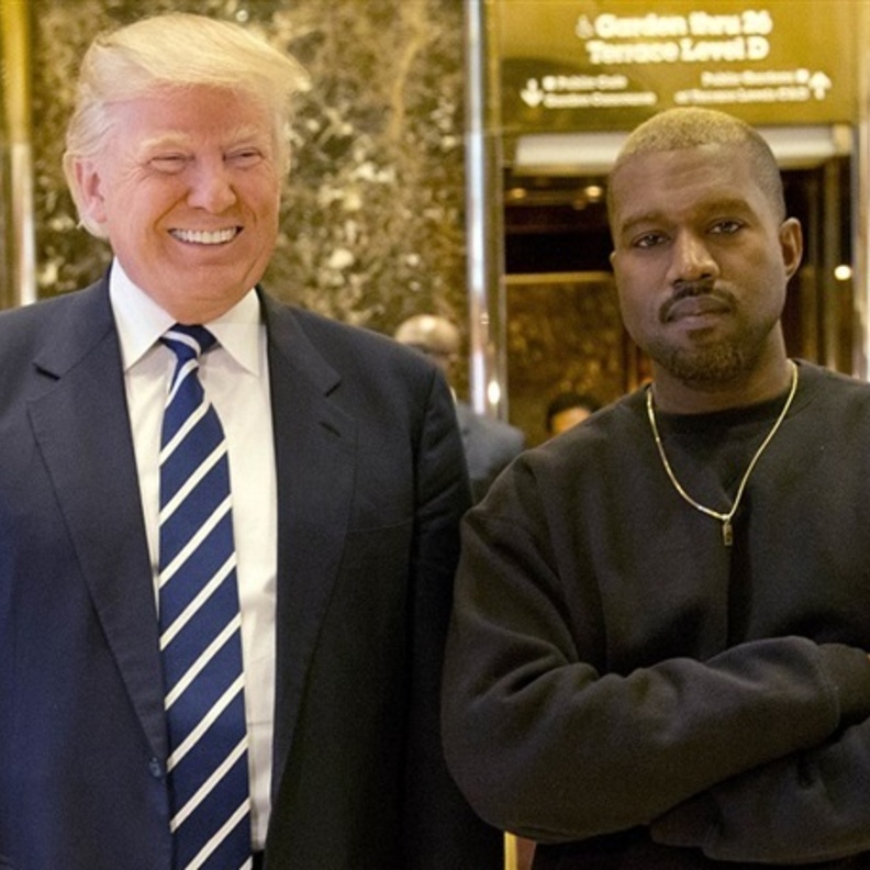 كاني ويست ودونالد ترامب
