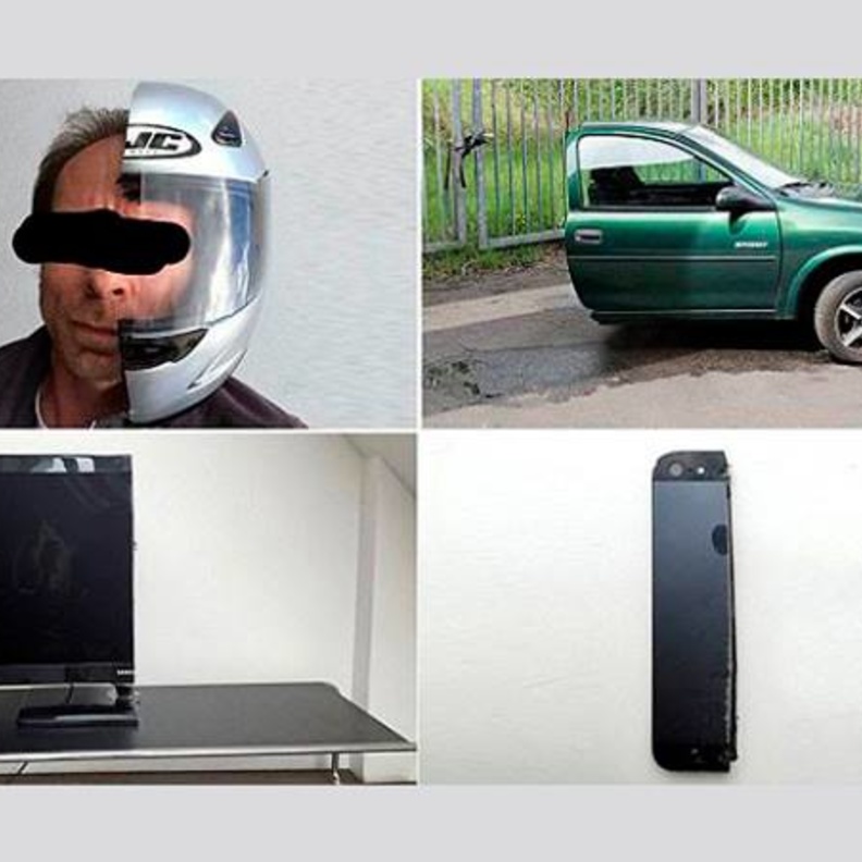 بالصور: تركته حبيبته ففسم أثاث منزله وممتلكاته بالمنشار!