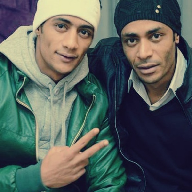 محمد رمضان وشقيقه