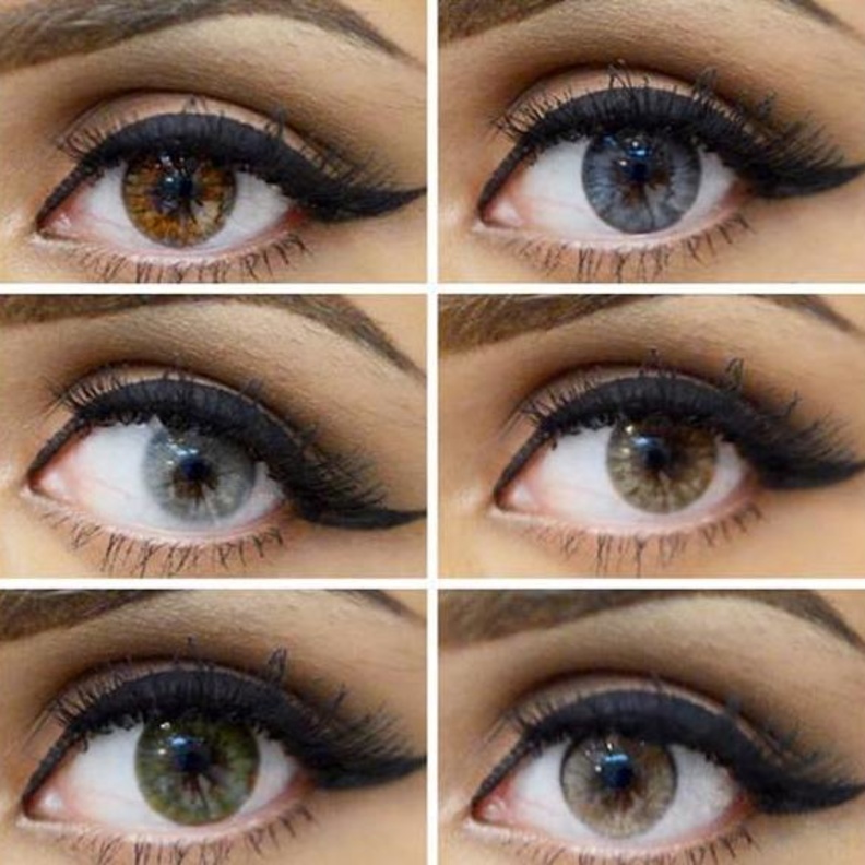 مكياج العدسات من المدونة نهى