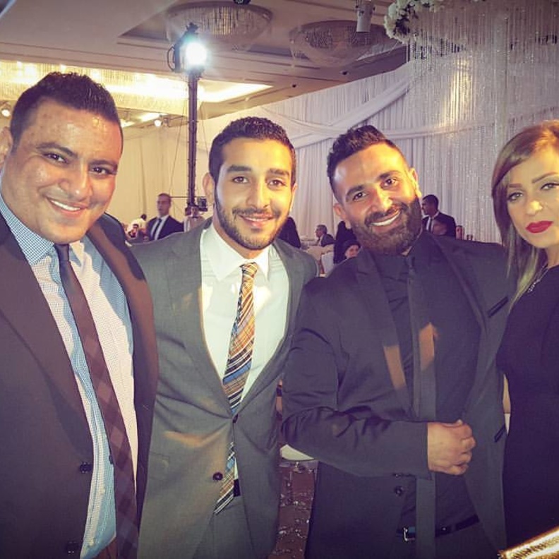 التقيا في حفل زفاف نجل رجل اعمال شهير