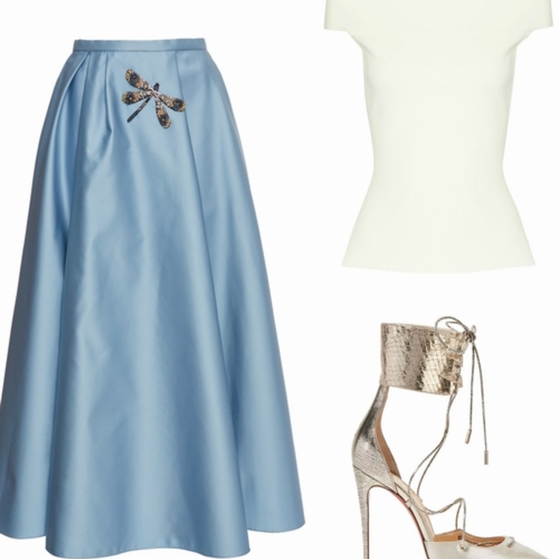 اطلالة أنثوية للسهرات بلمسات جذابة وناعمة 