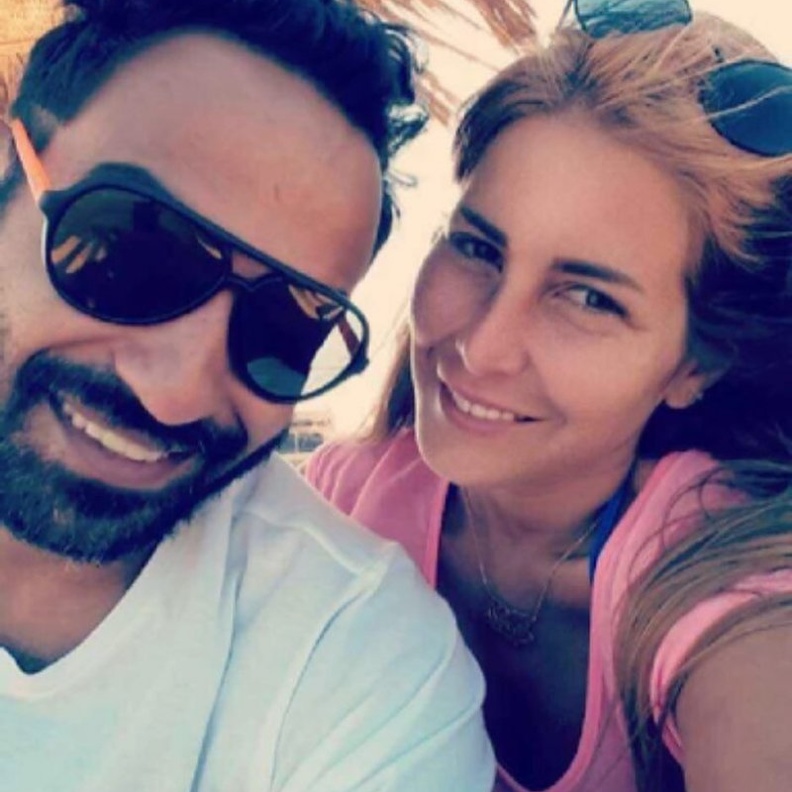 منة حسين فهمي وزوجها أحمد فهمي