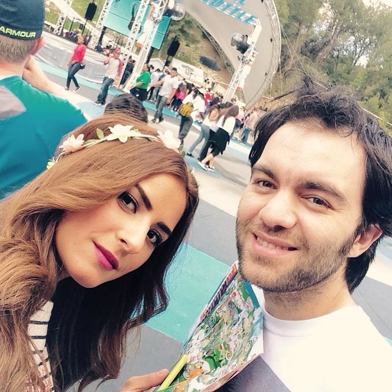 ريهام أيمن وزوجها شريف رمزي