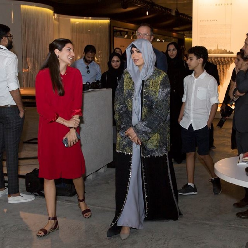 سمو الشيخة لطيفة بنت محمد بن راشد آل مكتوم تزور "أيام التصميم دبي"