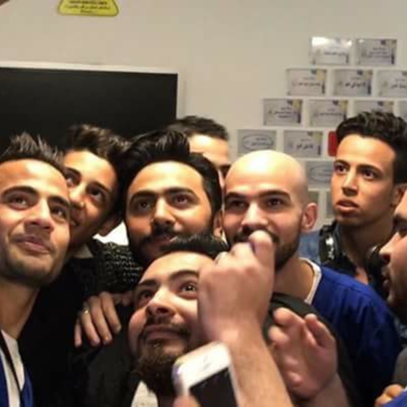 تامر حسني بالمستشفى