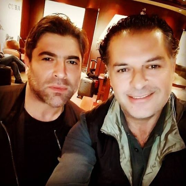 لقاء بالصدفة وسيلفي في مطار بيروت يجمع راغب علامة و وائل كفوري