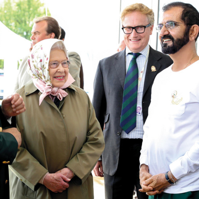 محمد بن راشد يشهد إنجاز فرسان الامارات