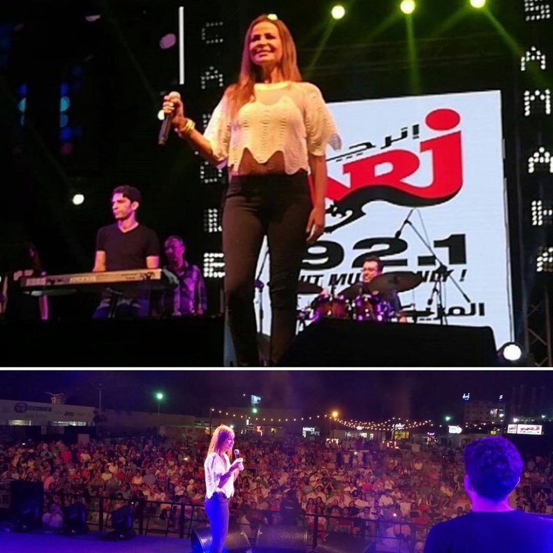 كارول سماحة في الساحل الشمالي