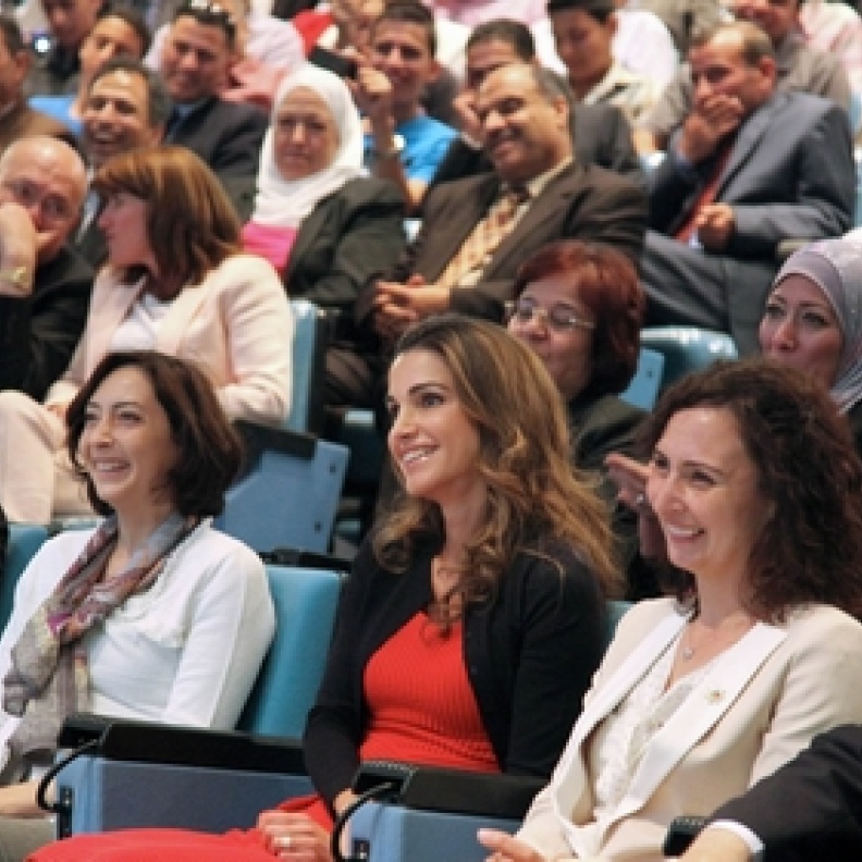 الملكة رانيا تطلق مرحلة جديدة من  مدرستي 