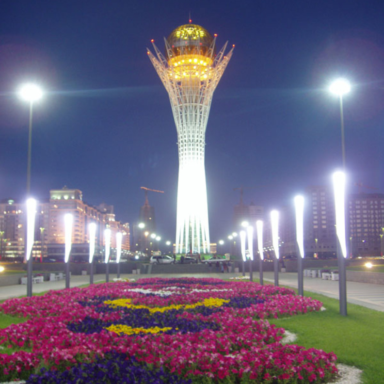 أستانة العاصمة الكازاخستانية