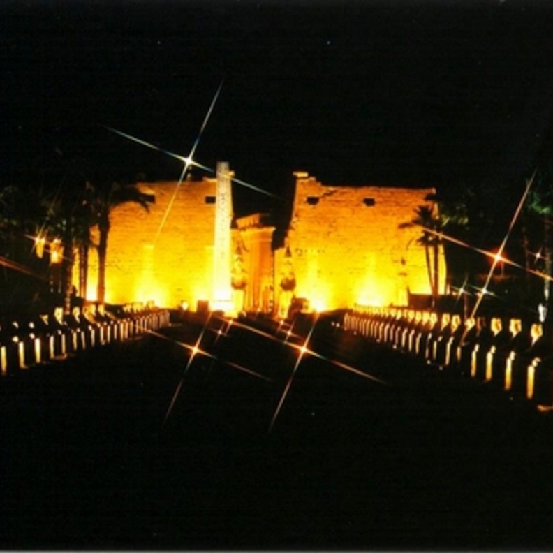 طريق الكباش الفرعوني في الأقصر