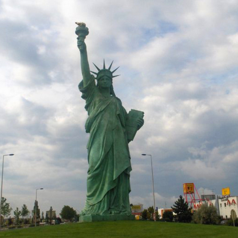 نموذج لتمثال الحرية في متحف بارتولدي