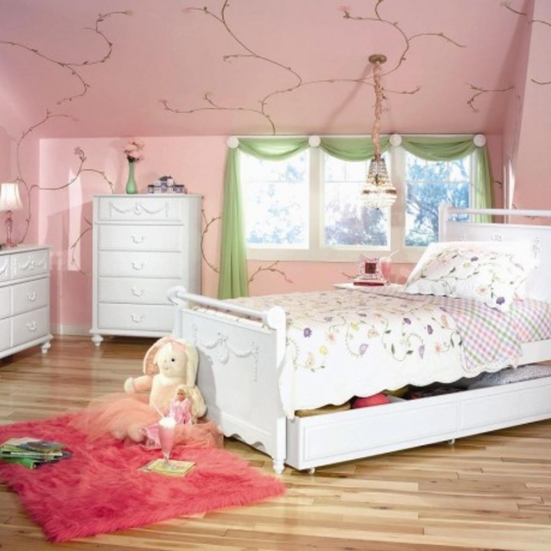 اختاري الألوان المشرقة لغرف نوم بناتك