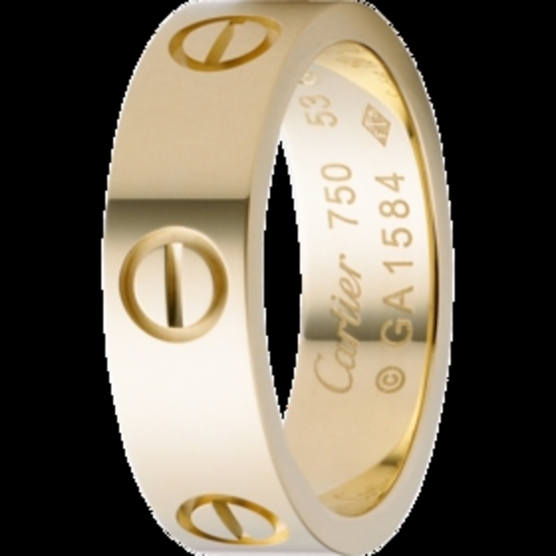 CARTIER Love خاتم زواج من البلاتين