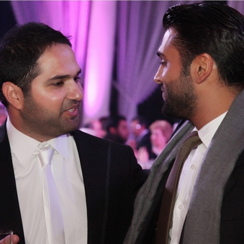 مع ملك جمال لبنان السابق عبد الرحمن بلعة