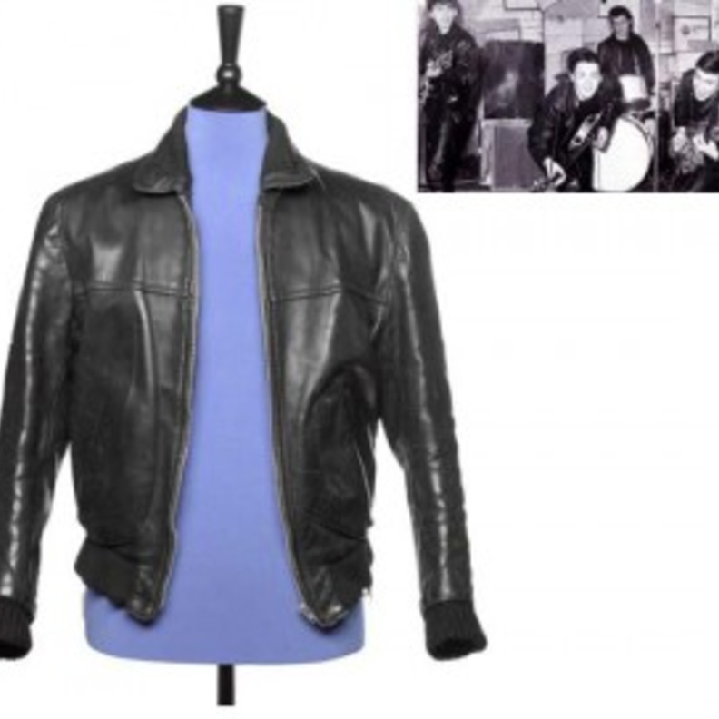 سترة جلدية لـ جورج هاريسون  بـــ 176 ألف دولار