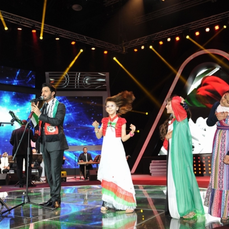 ماجد المهندس خلال الحفل