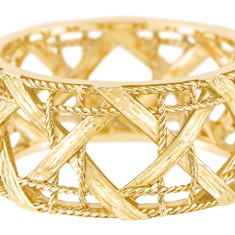 خاتم من الذهب الاصفر من مجموعة MY DIOR