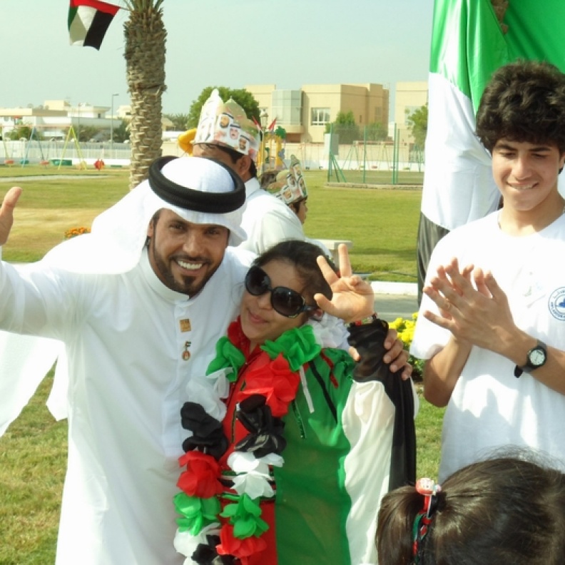 عبد المنعم العامري يحتفل مع أطفال ذوي الإحتياجات الخاصة في الشارقة