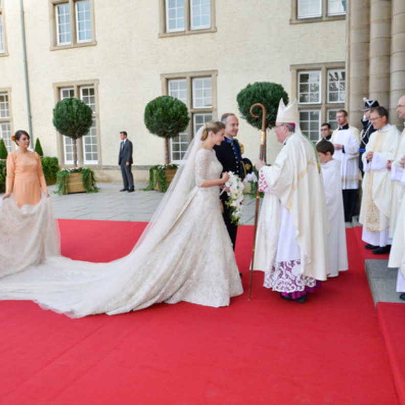 Wedding Prince Guillaume and heir of the Duke of Luxembourg