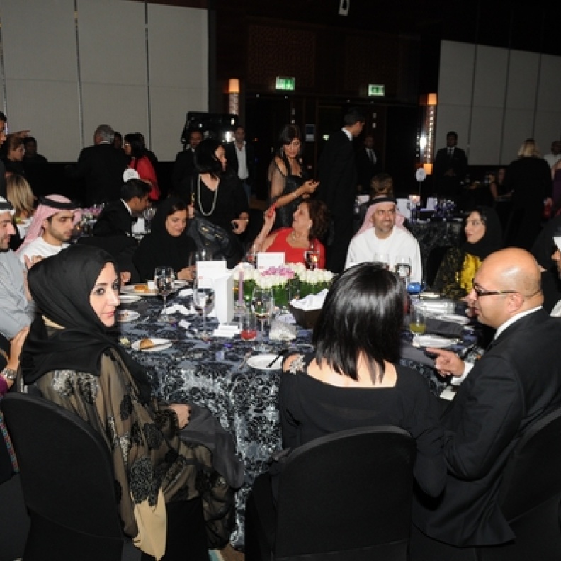 الشيخة لبنى القاسمي أثناء الحفل