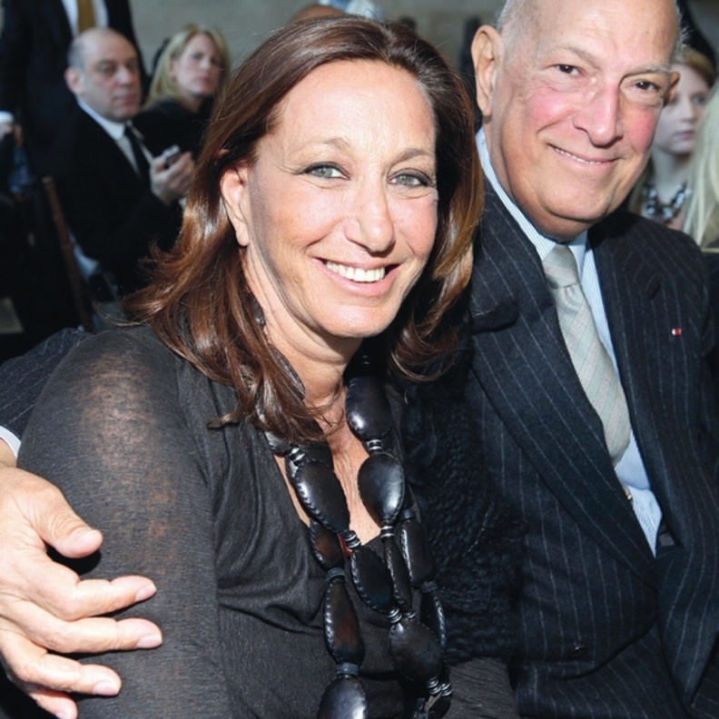 Donna Karan with Oscar de la Renta