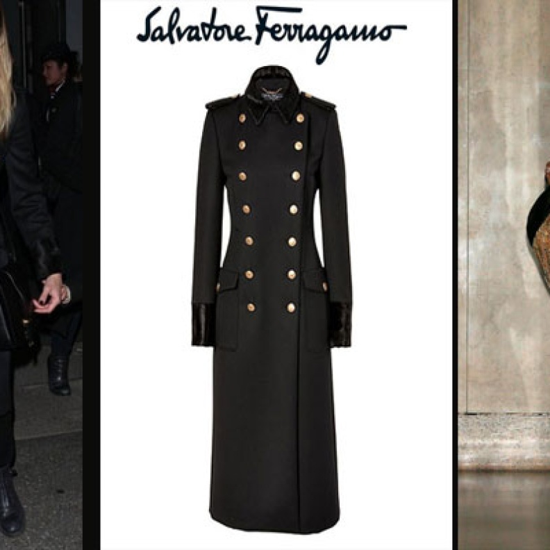 من الأجمل بمعطف Salvatore Ferragamo؟