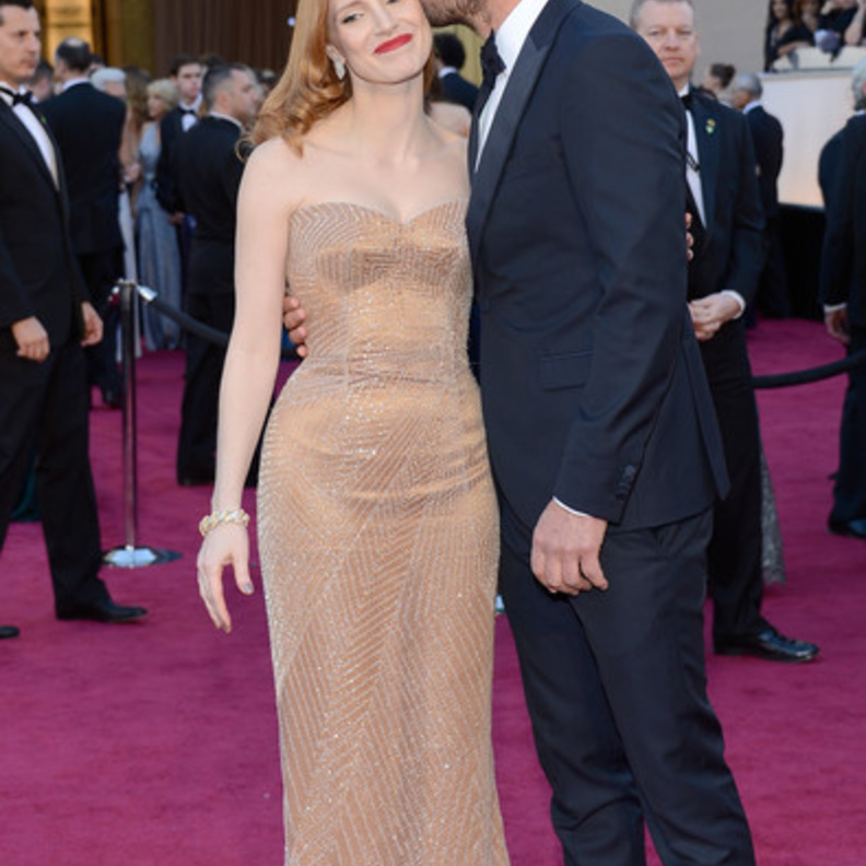 Jessica Chastain and Gian Luca Passi