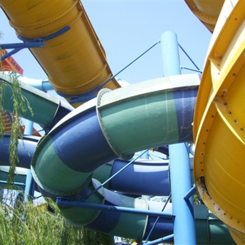 A Maze of Water Slides