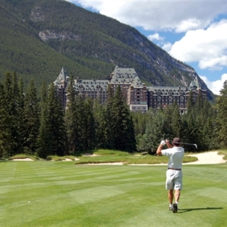 Approach Shot at Banff Springs Golf Course