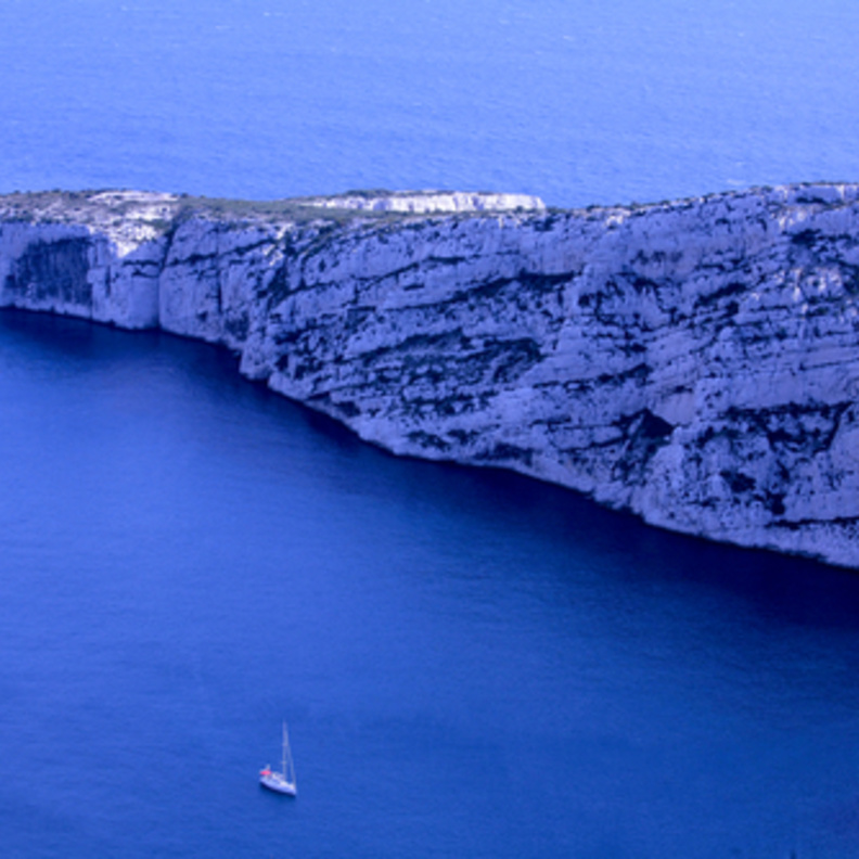 Calanques في فرنسا بالقرب من مارسيليا