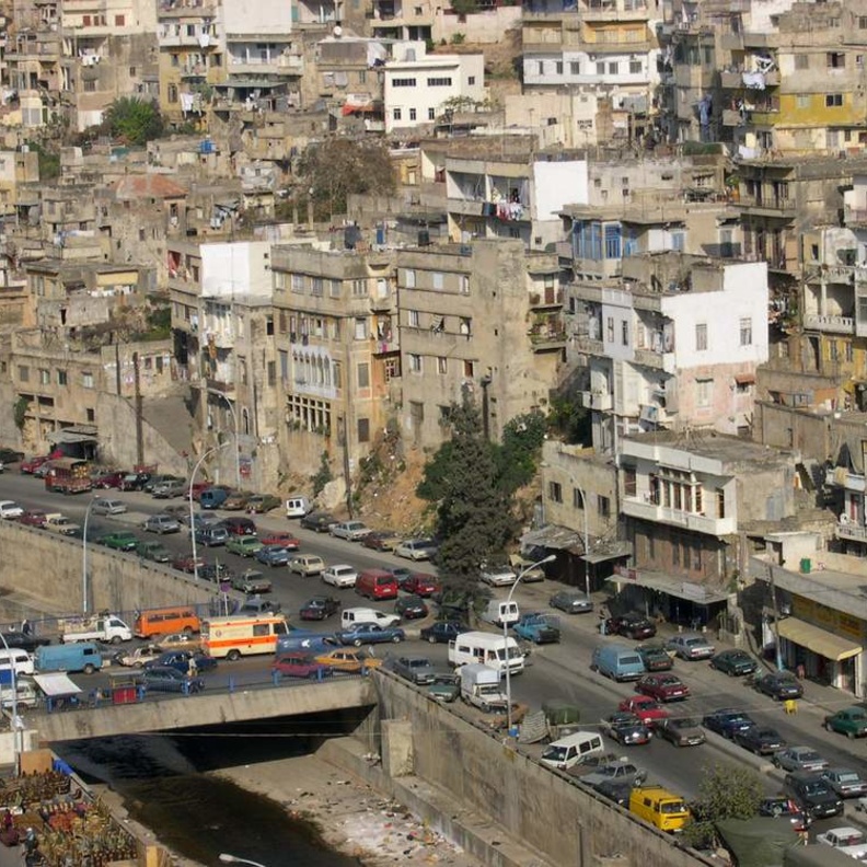View of Lebanese town Tripoli