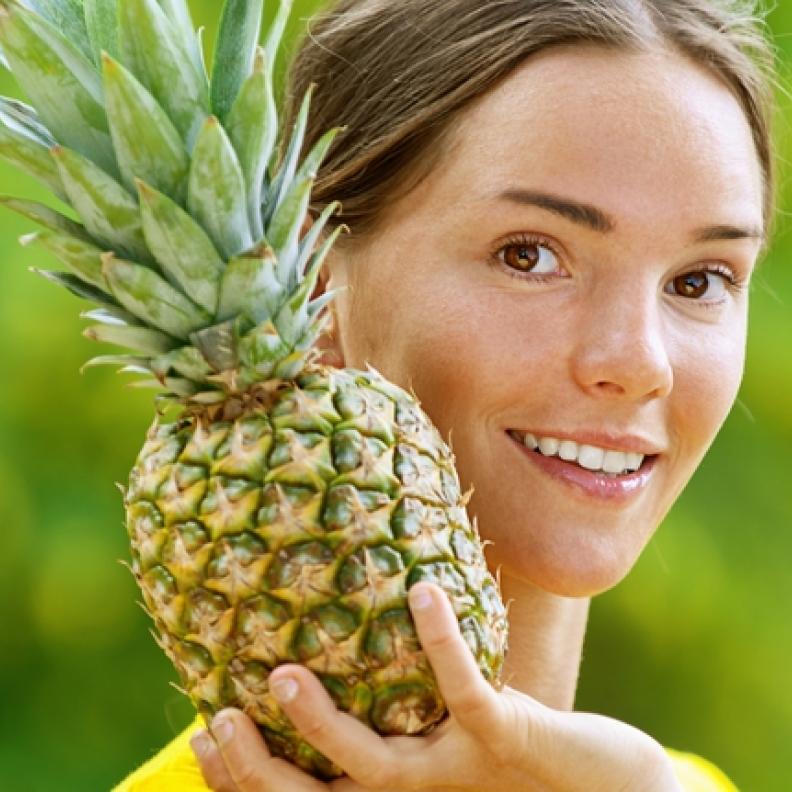 الأناناس لخسارة الوزن وشباب البشرة