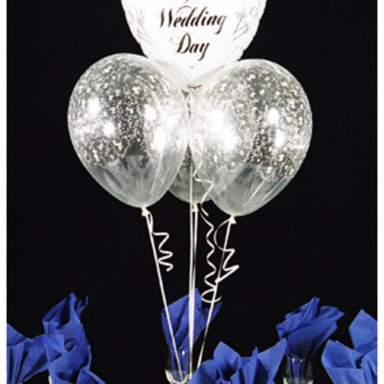 بالونات شفافة لوسط الطاولة