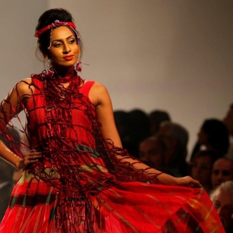 تصميم Bibi Russell خلال أسبوع Colombo للموضة بسيريلانكا