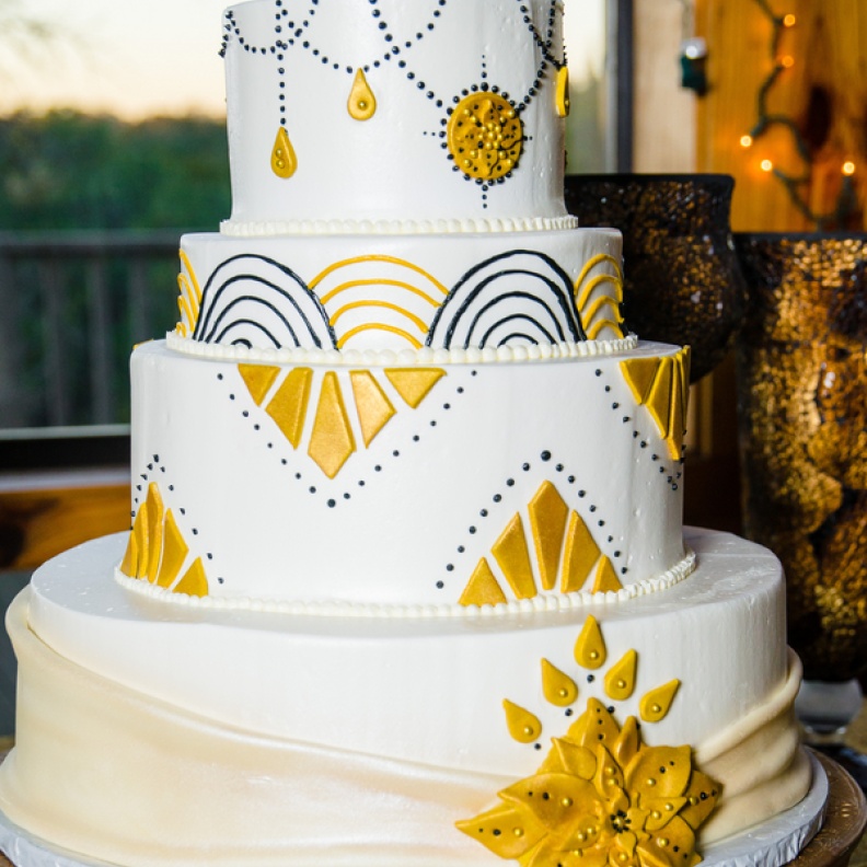 Baroque قالب حلوى العرس على طراز