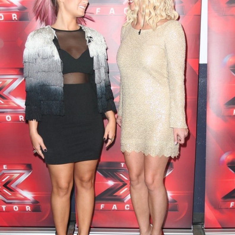 ديمي لافاتو و بريتني سبيرز في X Factor