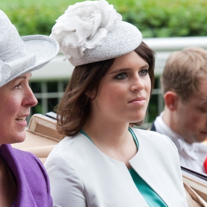 الأميرة أوجيني اثناء السباق the Royal Ascot