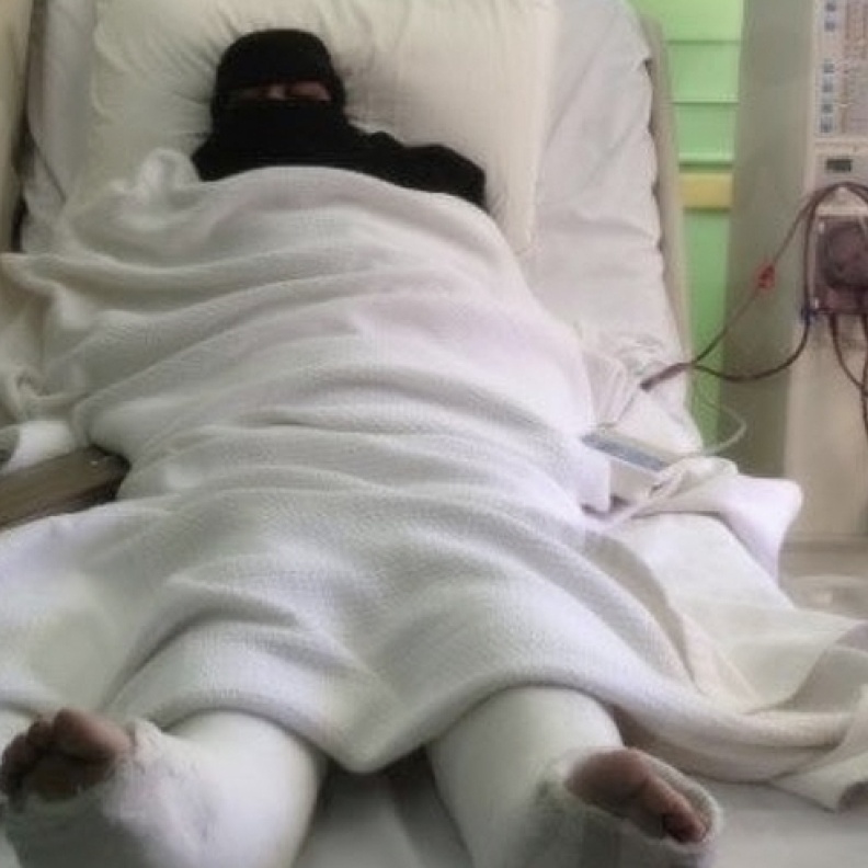 المجتمع السعودي يطالب بإنقاذ  فاطمة 